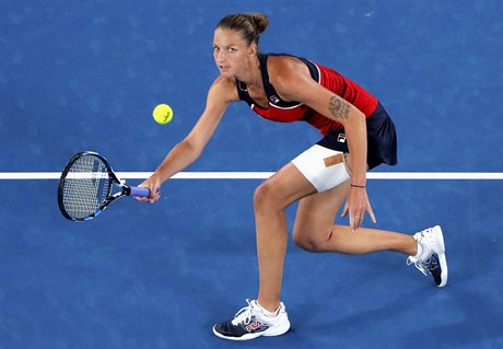 Karolína Plíšková v osmifinále Australian Open.