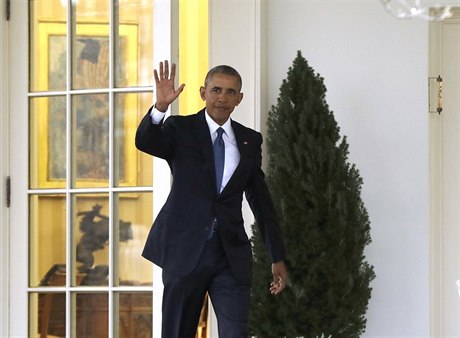 Prezident Obama za sebou naposledy zavel dvee Oválné pracovny.