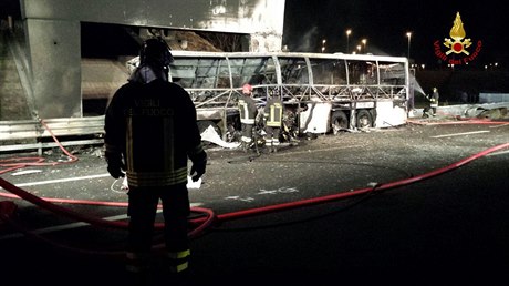 Nehoda autobusu u Verony.