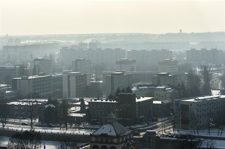 Smog potrápil také Hradec Králové.