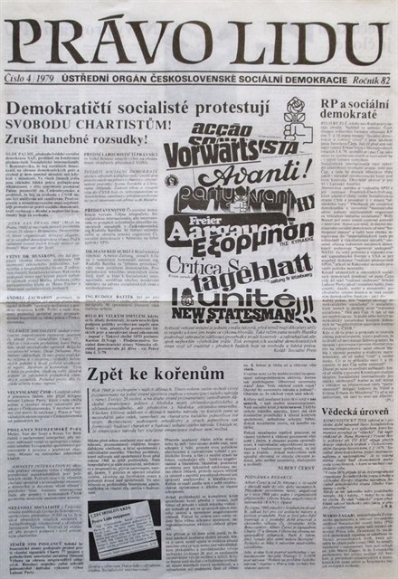 Situaci v domácí opozici se pravideln vnovalo také sociálndemokratické Právo...