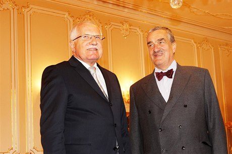 Václav Klaus a Karel Schwarzenberg.