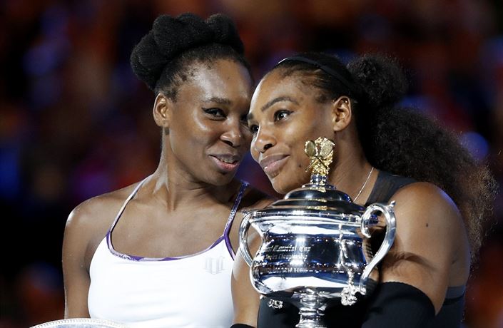 Americké sestry s trofejemi.