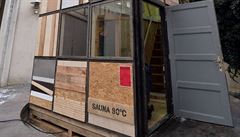 Výstava Sauna/Architektura poitku byla zahájena 17. ledna v Galerii Jaroslava...