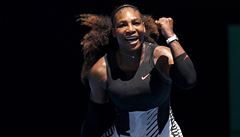 Amerianka Serena Williamsová v osmifinále Australian Open proti Barboe...