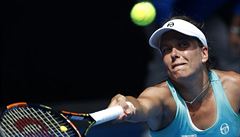 Barbora Strýcová v osmifinále Australian Open.
