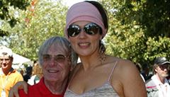 Bernie Ecclestone s bývalou manelkou Slavicou.