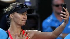 Chorvatka Mirjana Luiová Baroniová po semifinále Australian Open.