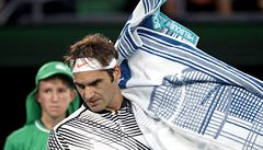 Roger Federer v semifinále Australian Open.