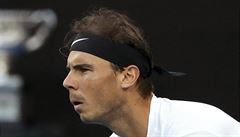 panl Rafael Nadal ve finále Australian Open.