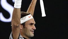 výcar Roger Federer slaví 18. grandslamový titul.