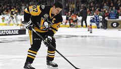 Dovednostní soute NHL All Star Game 2017: kapitán Pittsburghu Sidney Crosby.