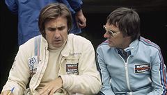 Ecclestone zaal kariéru v F1 jako sportovní éf Brabhamu. Na snímku je s...