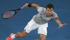 Bulharský tenista Grigor Dimitrov v semifinále Australian Open.