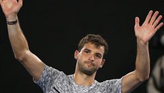 Bulhar Grigor Dimitrov sice odeel ze semifinále Australian Open poraen,...