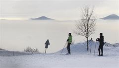 Smog v esku, pohled z Komáí Víky.