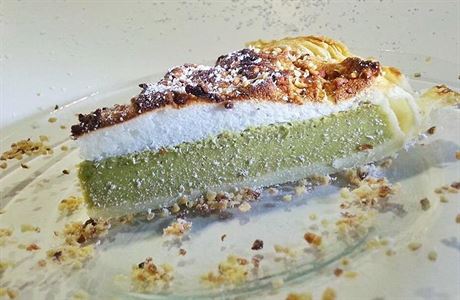 Vyzkouejte kehký kolá s píchutí matcha aje a tvarohem