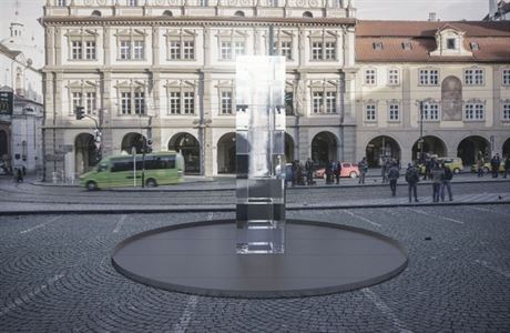 Procesuální instalace na Malostranském námstí v Praze
