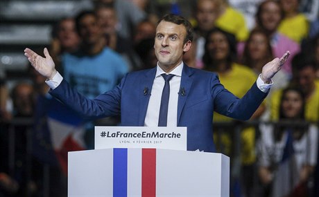 Favorit francouzských prezidentských voleb Emmanuel Macron.