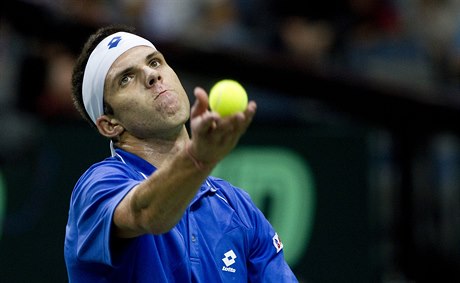Jiří Veselý v Davis Cupu.