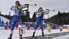 Mistrovství Evropy junior v biatlonu v Novém Mst na Morav, stíhací závod...
