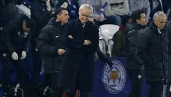 Zklamaný manaer Leicesteru Claudio Ranieri.