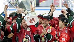 Hokejisté Frölundy slaví triumf v Lize mistr.