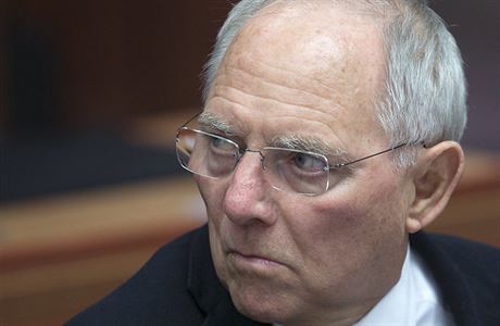Ministr financí Nmecka Wolfgang Schäuble.