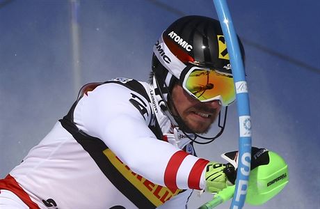 Marcel Hirscher v akci.