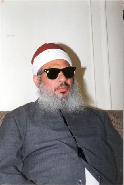 Slepý ajch, islámský duchovní Umar Abdar Rahmán.