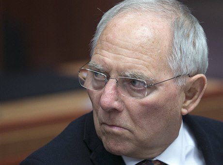 Ministr financí Německa Wolfgang Schäuble.