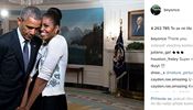 Manželé Obamovi na Instagramu zpěvačky Beyoncé.