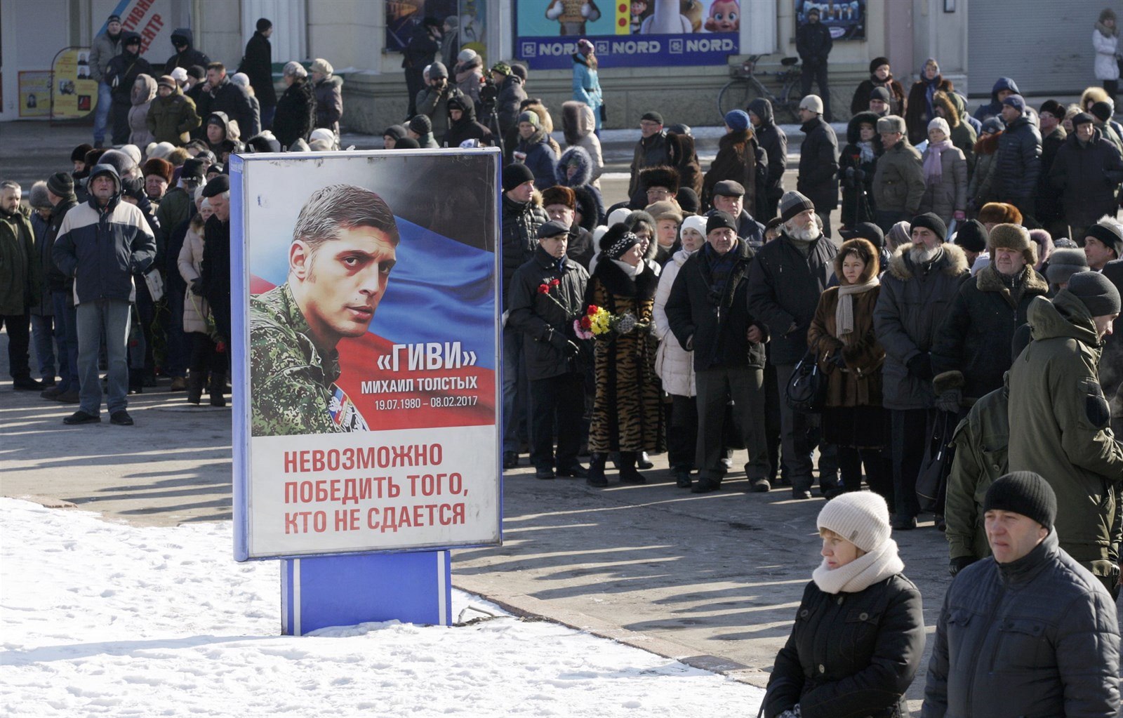 Lou�ení s don�ckým separatistou Givim