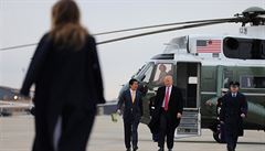 Donald Trump a japonský premiér Shinzo Abe.