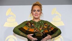 Leton Grammy byly ve znamen Adele a Bowieho. Koen odela s przdnou
