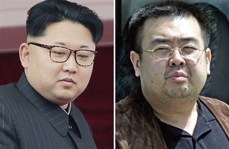 Brati Kimové. Vlevo Kim ong-un, vpravo Kim ong-Nam.