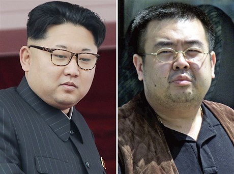 Bratři Kimové. Vlevo Kim Čong-un, vpravo Kim Čong-Nam.