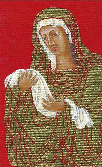 Keramická plastika s motivem mariánského obrazu od Zdirada echa byla odhalena...