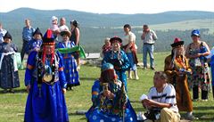 Folklorní oslava na Olchonu