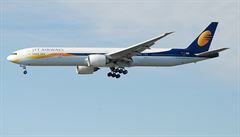 Indický Boeing 777 Jet Airways.