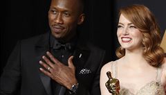 Majitelé Oscar: hereka v hlavní roli Emma Stoneová a herec ve vedlejí roli...