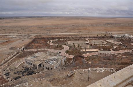 Syrská Palmýra. ilustraní snímek