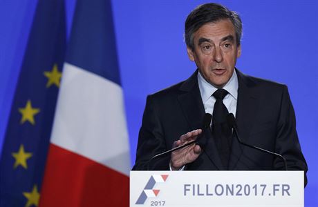 Pravicový kandidát na prezidenta Francie Francois Fillon.