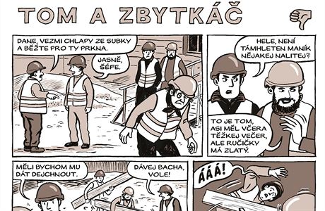 Komiks ukazujc na problematiku alkoholu na pracoviti si nechala vytvoit...