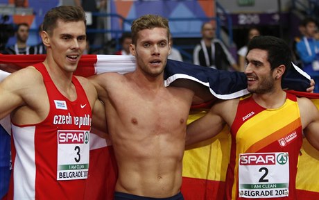 Zleva: Adam Sebastian Helcelet, Kevin a Jorge Urena.
