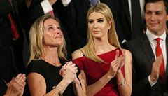 Vdova  po písluníkovi elitních jednotek SEAL Carryn Owensová a Ivanka Trumpová