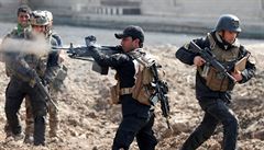 Irácké speciální jednotky bhem boj v Mosulu.