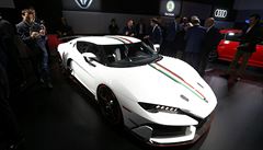 Italdesign Zerouno pedstavil nový automobil na 87. Mazinárodní Motor show v...