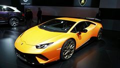 Lamborghini Huracan Performante na Mezinárodní motor show v enev.