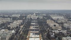 Prostor mezi Kapitolem a Washingtonovým monumentem byl bhem Trumpovy...